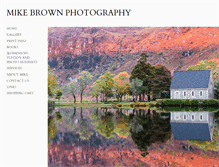 Tablet Screenshot of mikebrownphotography.com